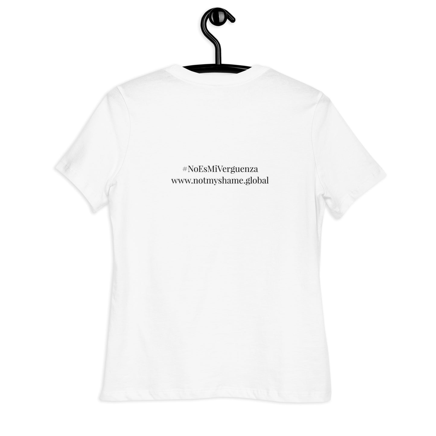 #NoEsMiVerguenza women's tee