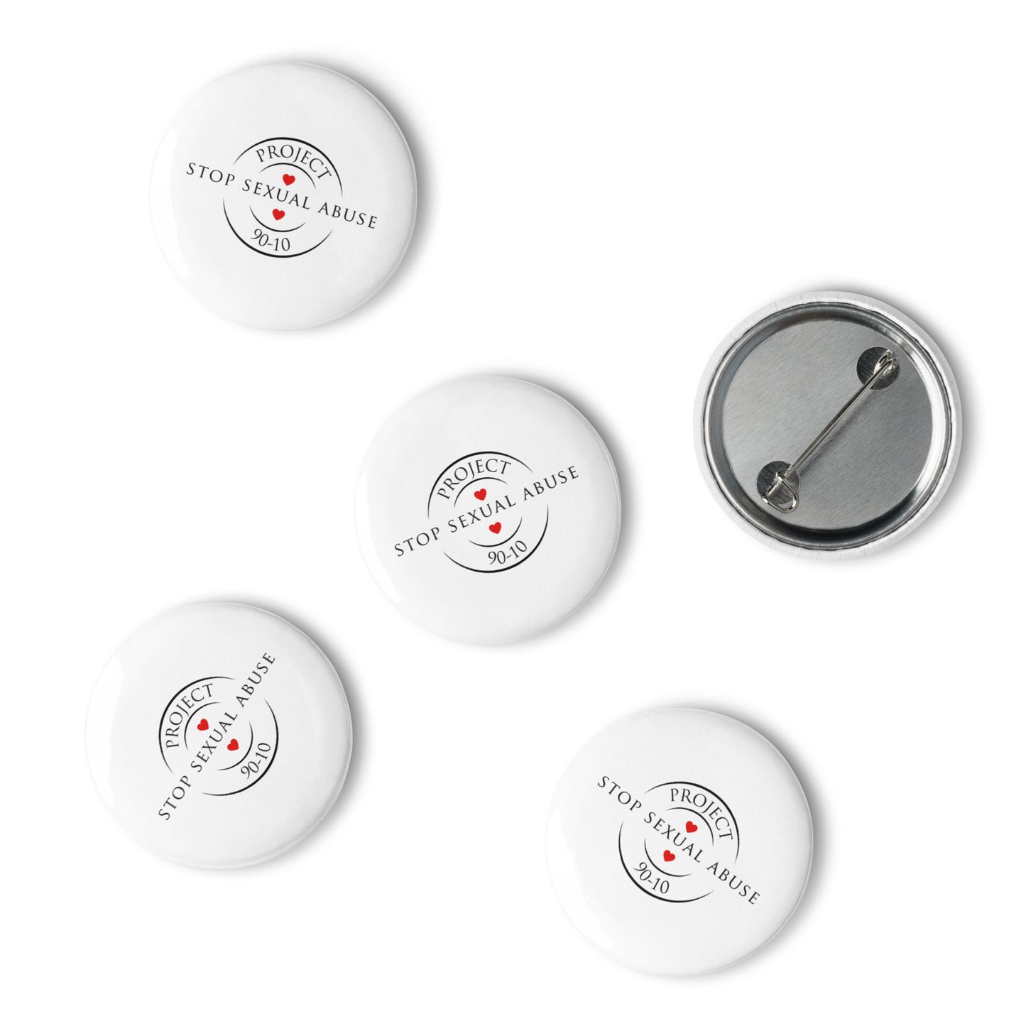 Project 90-10 pin buttons (5 in pack)