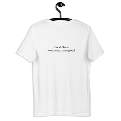 #nottheirshame unisex tee